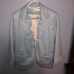 Light blue women’s blazer